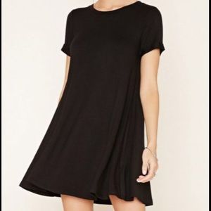 BCBGeneration Black T-shirt Dress